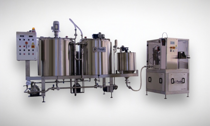 Mini plant for natural yogur production
